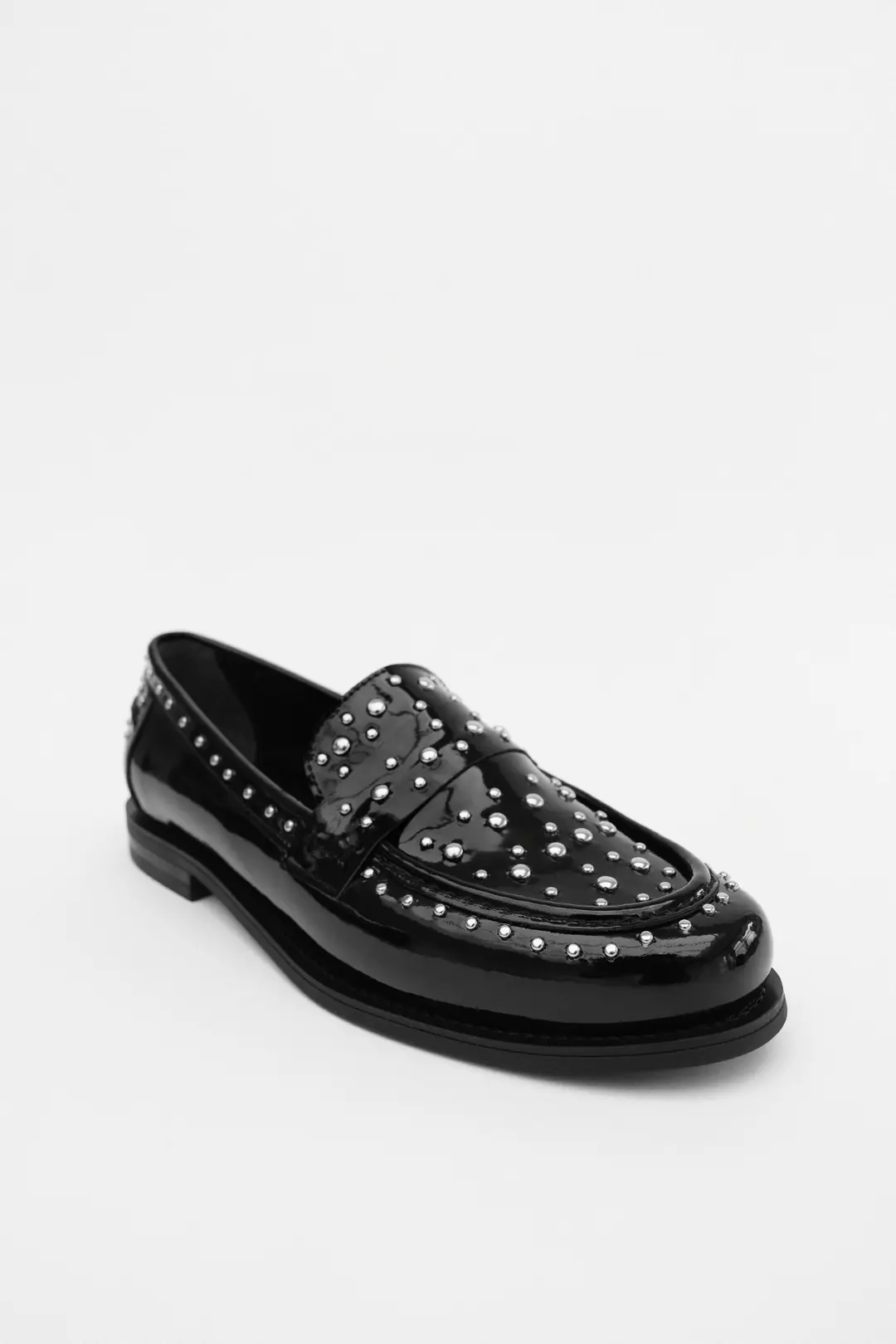 Loafer 2402 - Zımba Detaylı Klasik Kadın Babet