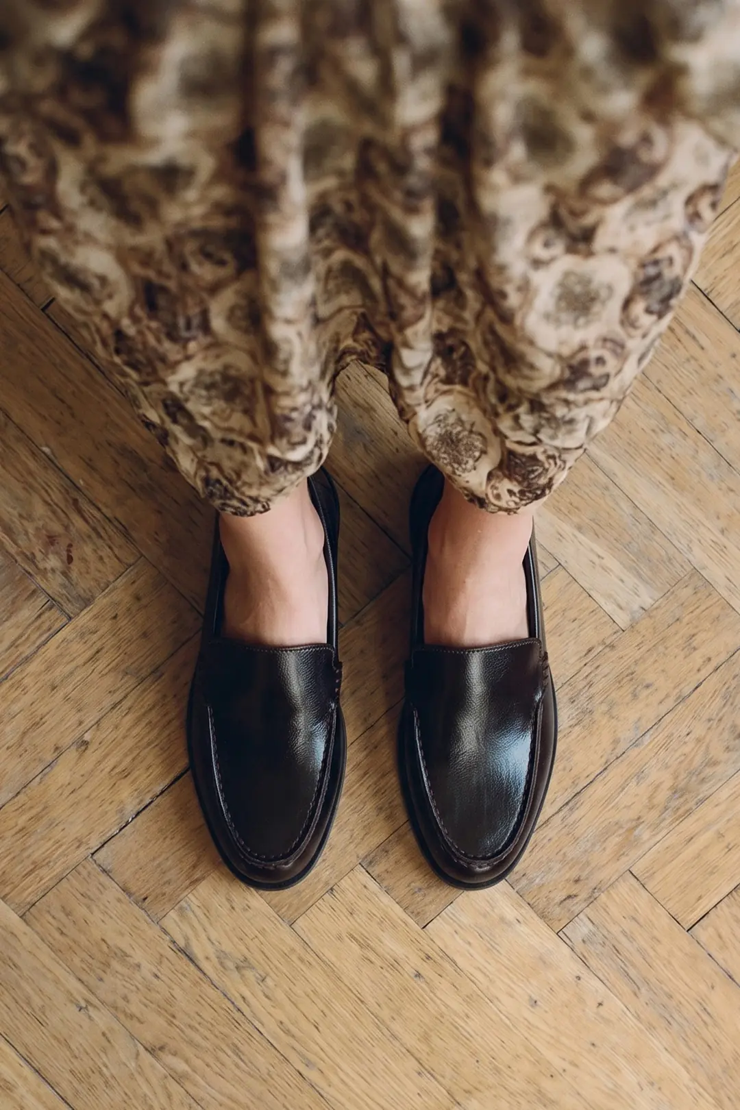 Loafer 2602 - Klasik Deri Görünümlü Kadın Loafer