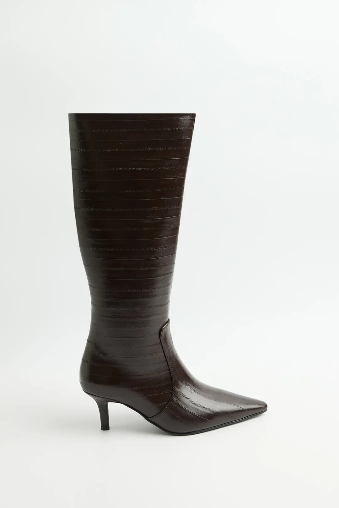 Çizme 2505 - Sivri Burun Fermuarlı Kadın Çizme