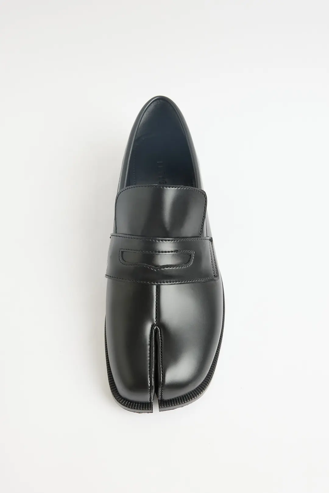 Loafer 2508 - Parmak Arası Klasik Kadın Loafer - Siyah