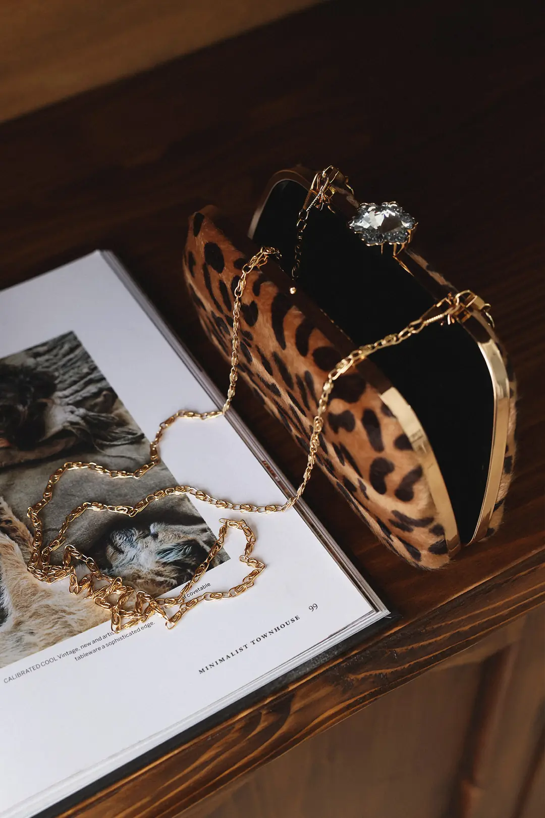 Çanta 2433 - Suni Kürk Clutch Kadın Çanta
