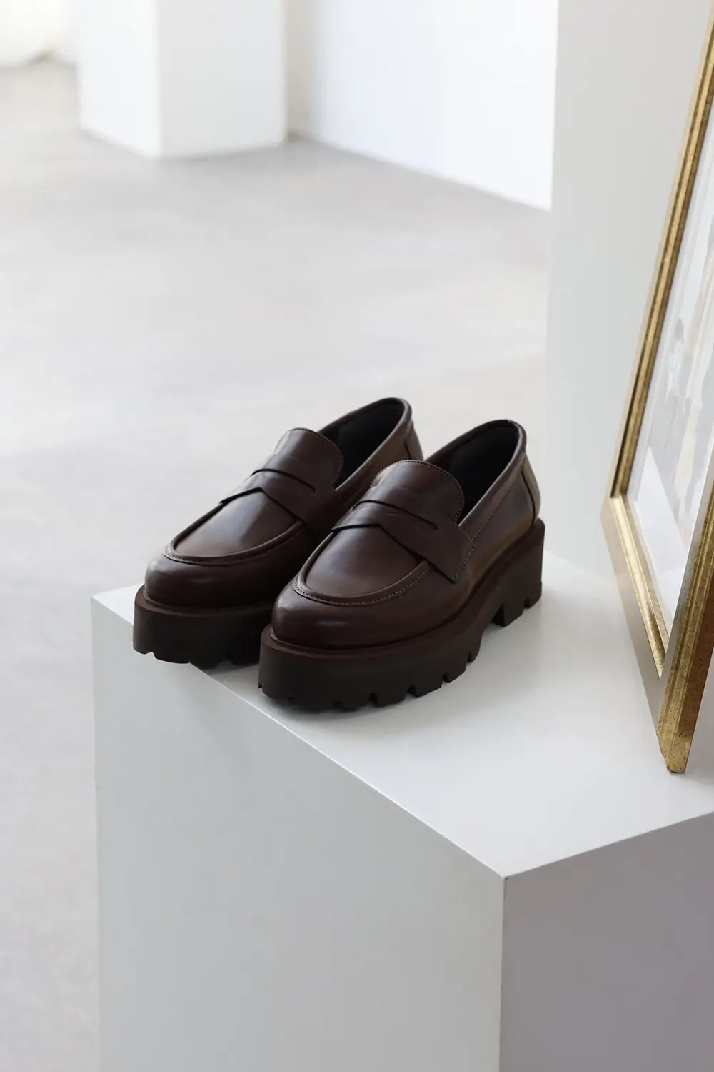 Loafer 2309 - Kalın Tırtıklı Tabanlı Kadın Babet