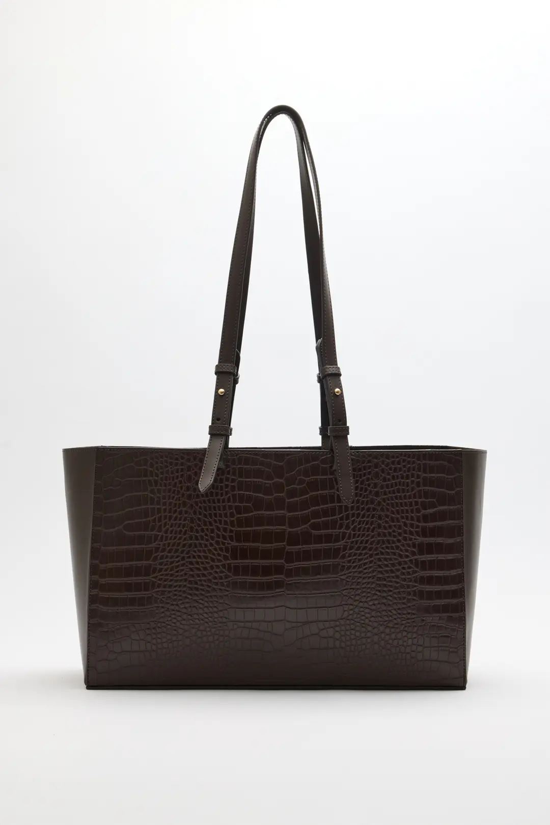 Çanta 2601 - Croc Kumaş Shopper Kadın Çanta