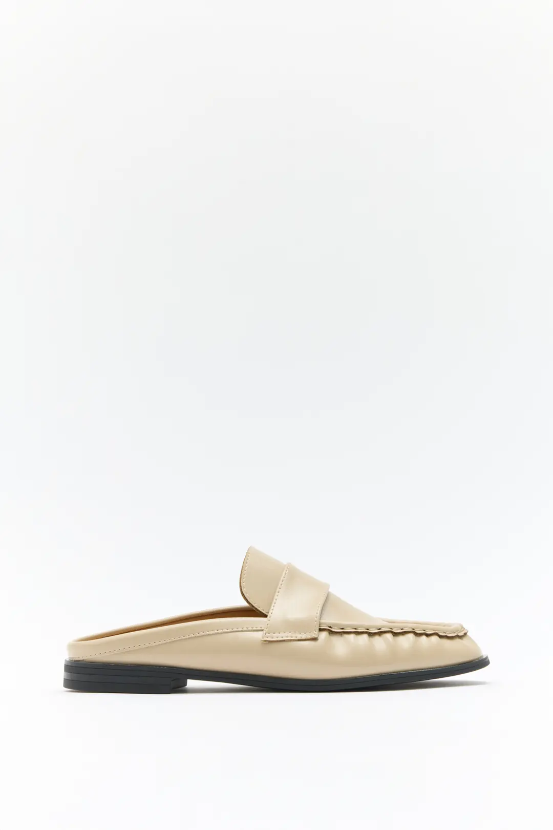 Loafer 2601 - Arkası Açık Büzgülü Kadın Loafer