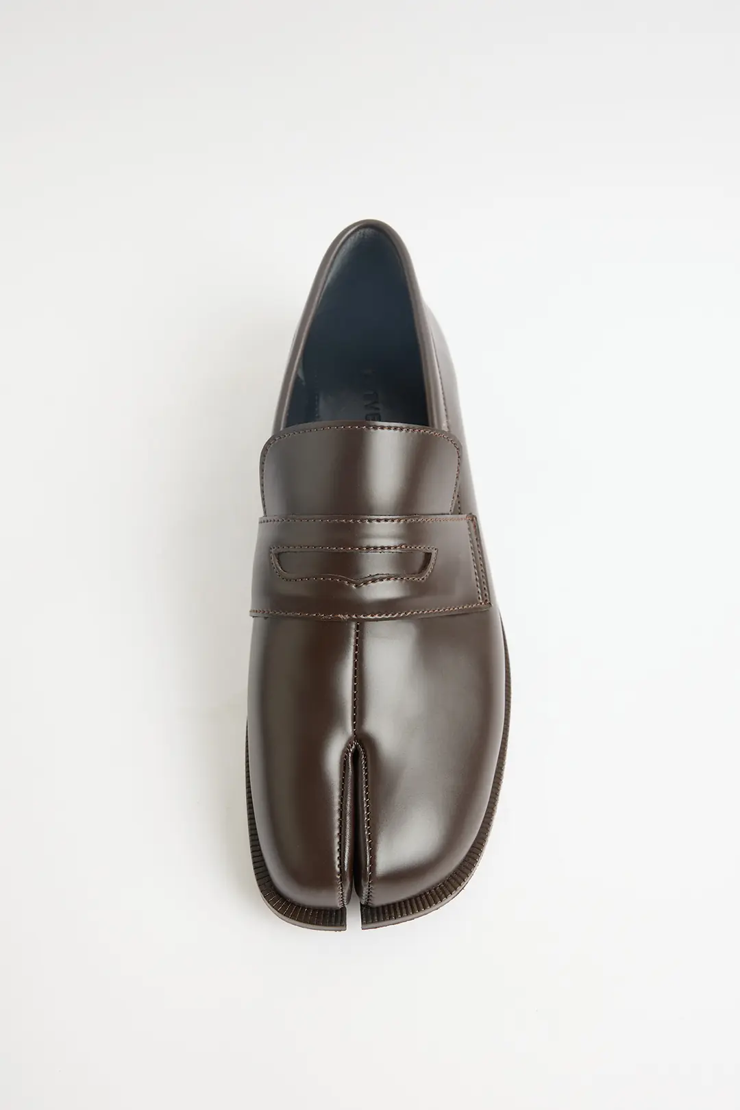 Loafer 2508 - Parmak Arası Klasik Kadın Loafer - Acı Kahve