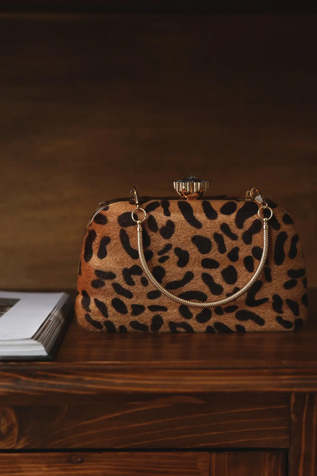 Çanta 2433 - Suni Kürk Clutch Kadın Çanta