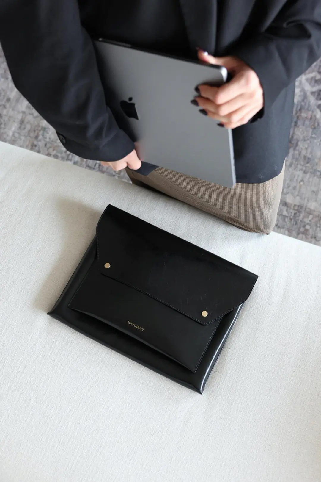 Çanta 2534 - Çok Gözlü Clutch Kadın Çanta