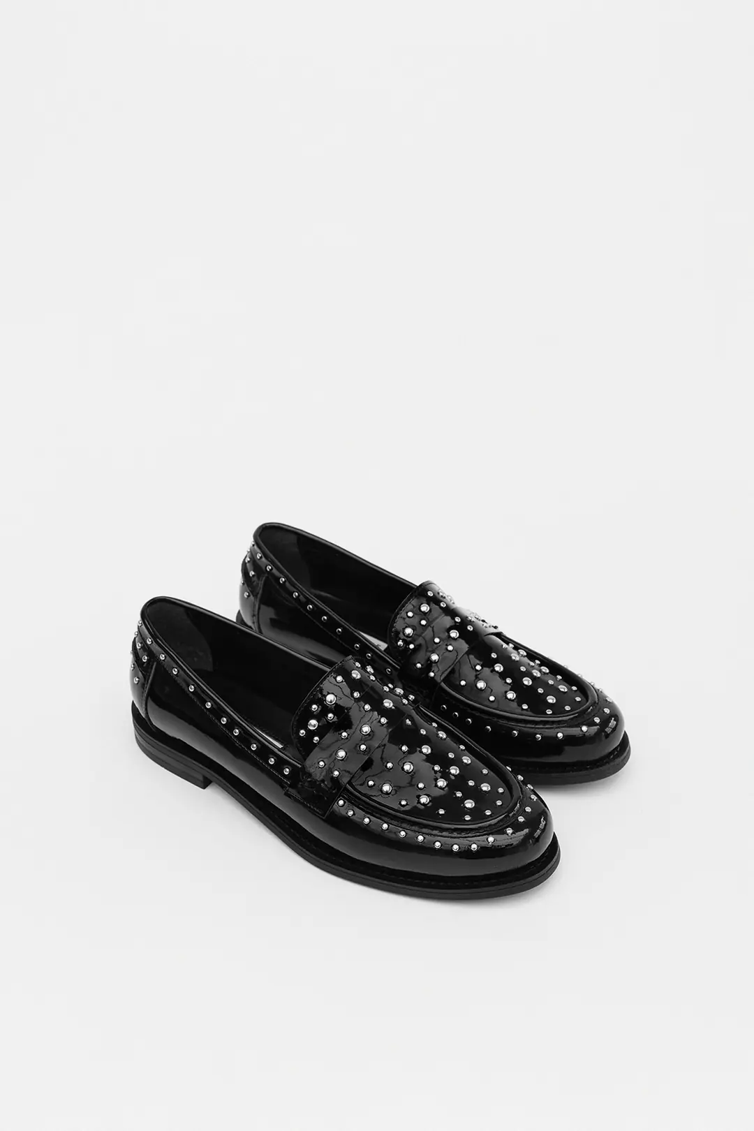 Loafer 2402 - Zımba Detaylı Klasik Kadın Babet