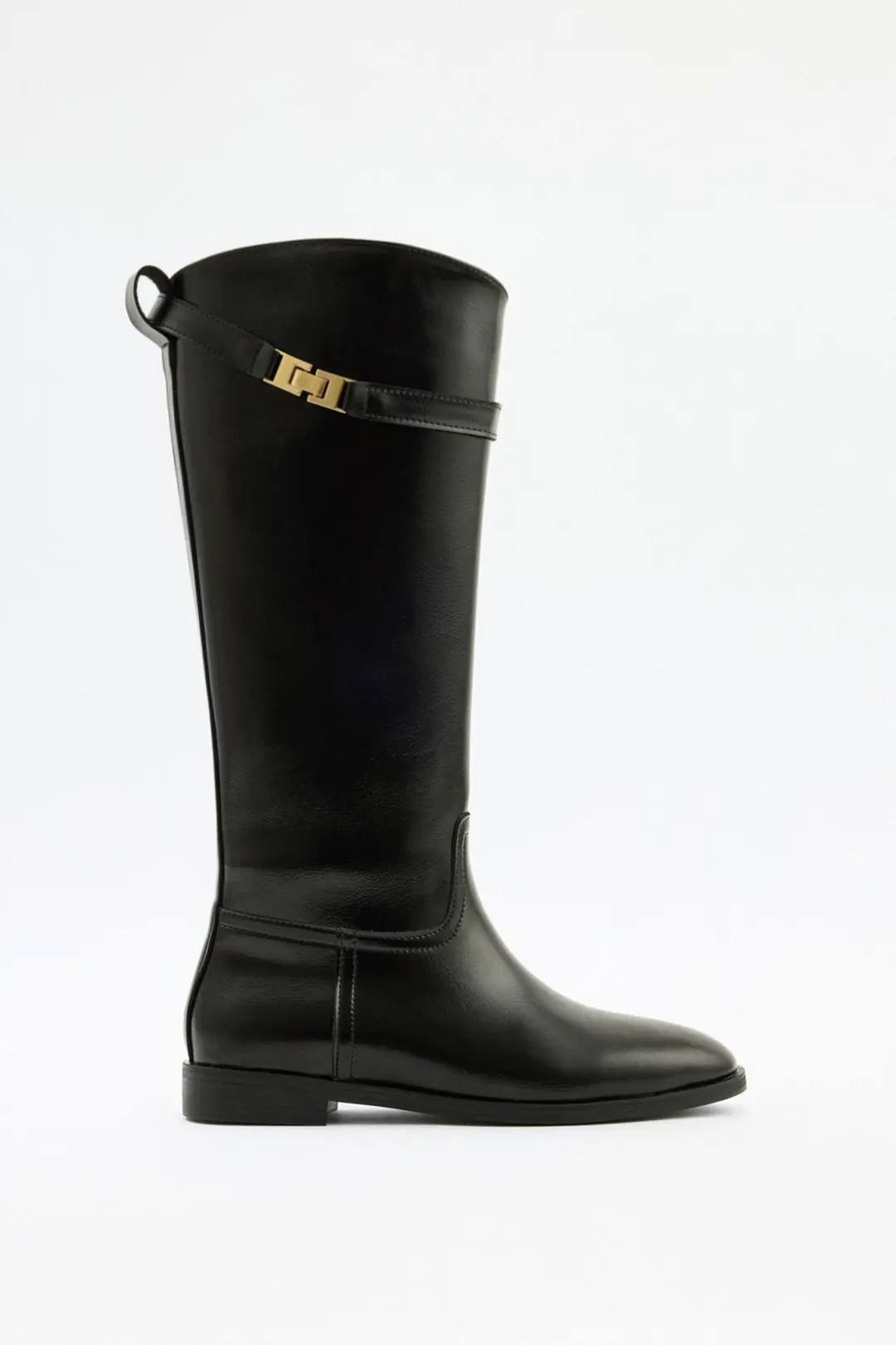 Çizme 2520 - Gold Aksesuar Detaylı Kadın Çizme