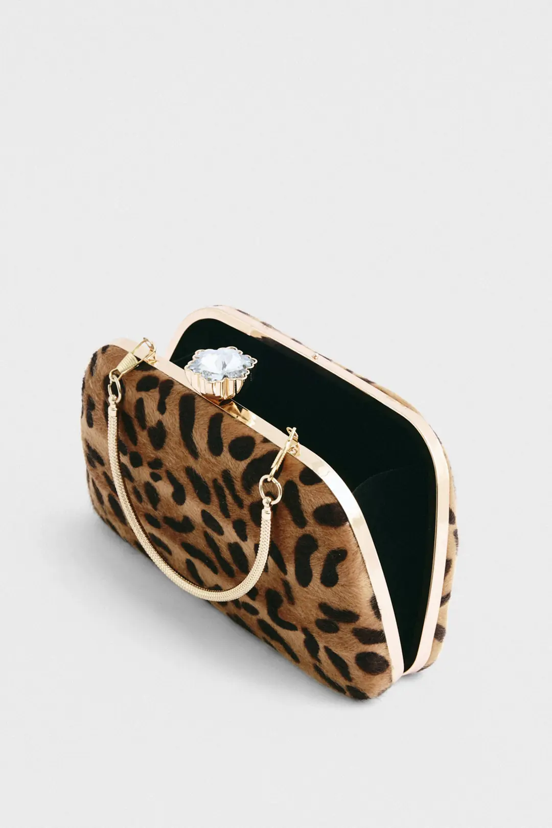 Çanta 2433 - Suni Kürk Clutch Kadın Çanta