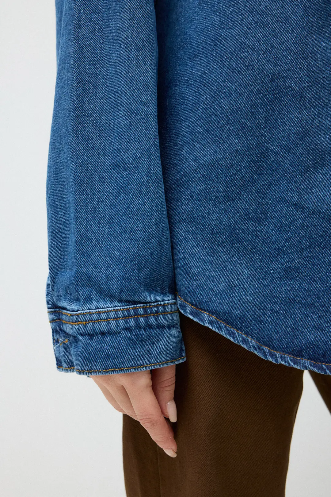 Gömlek 2505 - Denim Kadın Gömlek